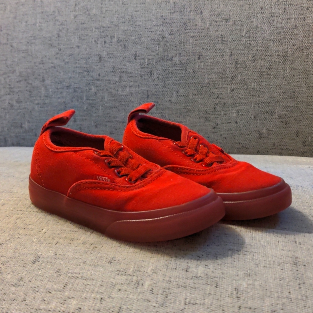 Toddler Red Vans Size 8